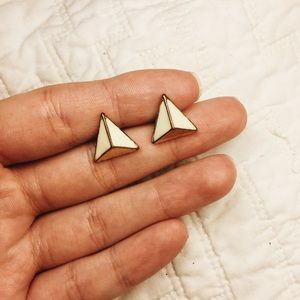 Minimal Triangle Earrings